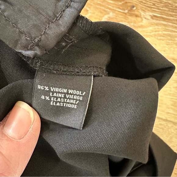 Lafayette 148 Women’s Black Virgin Wool Blend Bleecker Dress Pants Sz 10 GUC - Picture 8 of 9